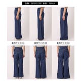 【ウエスト革命デニム】ウエストシェイプデニムワイドパンツ | ROPE' PICNIC | 詳細画像19 