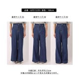 【ウエスト革命デニム】ウエストシェイプデニムワイドパンツ | ROPE' PICNIC | 詳細画像20 