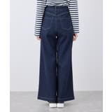 【ウエスト革命デニム】ウエストシェイプデニムワイドパンツ | ROPE' PICNIC | 詳細画像23 