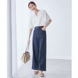 【ウエスト革命デニム】ウエストシェイプデニムワイドパンツ | ROPE' PICNIC | 詳細画像7 