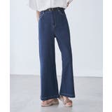 【ウエスト革命デニム】ウエストシェイプデニムワイドパンツ | ROPE' PICNIC | 詳細画像9 