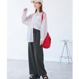 【吸水速乾・防シワ】エフォートレスリラックスイージーワイドパンツ | ROPE' PICNIC | 詳細画像11 