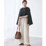 【吸水速乾・防シワ】エフォートレスリラックスイージーワイドパンツ | ROPE' PICNIC | 詳細画像22 