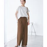 【UVカット】レーヨンナイロンイージーワイドパンツ | ROPE' PICNIC | 詳細画像13 