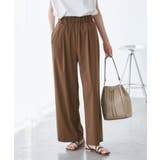 【UVカット】レーヨンナイロンイージーワイドパンツ | ROPE' PICNIC | 詳細画像14 