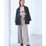 【UVカット】レーヨンナイロンイージーワイドパンツ | ROPE' PICNIC | 詳細画像6 