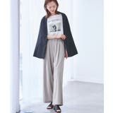 【UVカット】レーヨンナイロンイージーワイドパンツ | ROPE' PICNIC | 詳細画像7 