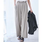 【UVカット】レーヨンナイロンイージーワイドパンツ | ROPE' PICNIC | 詳細画像9 