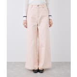 【ウエスト革命デニム】Pinkウエストシェイプワイドデニム | ROPE' PICNIC | 詳細画像12 