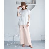 【ウエスト革命デニム】Pinkウエストシェイプワイドデニム | ROPE' PICNIC | 詳細画像3 