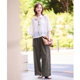 3D刺繍レースワイドパンツ/リンクコーデ | ROPE' PICNIC | 詳細画像7 