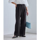 ブラック(01) | 360°ウルトラストレッチ ワイドパンツ 花粉ガード | ROPE' PICNIC