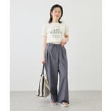 【ちゃんと+かわいい保証】リヨセルシャンブレーラップ風パンツ UVケア 接触冷感 | ROPE' PICNIC | 詳細画像3 