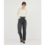 ウエストシェイプハイライズマムジーンズ | ROPE' PICNIC | 詳細画像4 