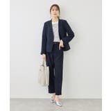 リネンライクシリーズ ドライタッチテーパードパンツ UVカット | ROPE' PICNIC | 詳細画像24 