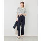 リネンライクシリーズ ドライタッチテーパードパンツ UVカット | ROPE' PICNIC | 詳細画像27 