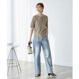 【emur/エミュール】ワイドストレートデニムパンツ | ROPE' PICNIC | 詳細画像6 