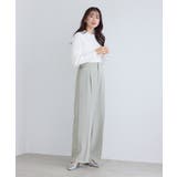 クリアツイルサイドベルトワイドパンツ セレモニー セットアップ対応 | ROPE' PICNIC | 詳細画像19 