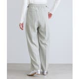 クリアツイルサイドベルトワイドパンツ セレモニー セットアップ対応 | ROPE' PICNIC | 詳細画像21 