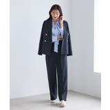 クリアツイルサイドベルトワイドパンツ セレモニー セットアップ対応 | ROPE' PICNIC | 詳細画像28 