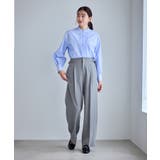 クリアツイルサイドベルトワイドパンツ セレモニー セットアップ対応 | ROPE' PICNIC | 詳細画像3 