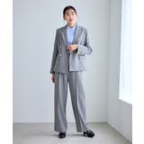 クリアツイルサイドベルトワイドパンツ セレモニー セットアップ対応 | ROPE' PICNIC | 詳細画像4 