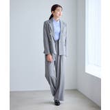 クリアツイルサイドベルトワイドパンツ セレモニー セットアップ対応 | ROPE' PICNIC | 詳細画像5 