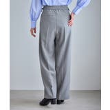 クリアツイルサイドベルトワイドパンツ セレモニー セットアップ対応 | ROPE' PICNIC | 詳細画像7 