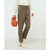 ダークブラウン(20) | Powder Twill Stretch テーパードパンツ | ROPE' PICNIC