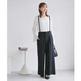 フレアシルエットサスペンダー付きパンツ | ROPE' PICNIC | 詳細画像11 