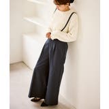 フレアシルエットサスペンダー付きパンツ | ROPE' PICNIC | 詳細画像6 