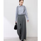 フレアシルエットサスペンダー付きパンツ | ROPE' PICNIC | 詳細画像18