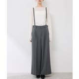 フレアシルエットサスペンダー付きパンツ | ROPE' PICNIC | 詳細画像25