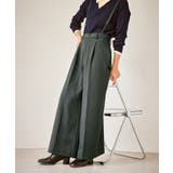 グリーン(30) | フレアシルエットサスペンダー付きパンツ | ROPE' PICNIC