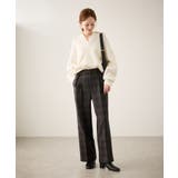 裏起毛無地&チェックアソートワイドパンツ/防シワ | ROPE' PICNIC | 詳細画像13