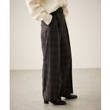 裏起毛無地&チェックアソートワイドパンツ/防シワ | ROPE' PICNIC | 詳細画像15