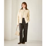 裏起毛無地&チェックアソートワイドパンツ/防シワ | ROPE' PICNIC | 詳細画像4