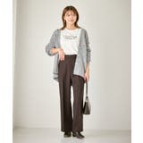 裏起毛無地&チェックアソートワイドパンツ/防シワ | ROPE' PICNIC | 詳細画像6