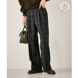 チャコール(06) | 裏起毛無地&チェックアソートワイドパンツ/防シワ | ROPE' PICNIC