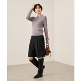 ウエストタックハーフパンツ | ROPE' PICNIC | 詳細画像4 