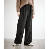 ブラック(01) | ウィンターイージー刺繍パンツ | ROPE' PICNIC