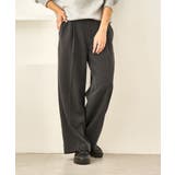 レディハンサムシリーズ ウールライクウエストタックセミワイドパンツ | ROPE' PICNIC | 詳細画像10