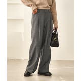 レディハンサムシリーズ ウールライクウエストタックセミワイドパンツ | ROPE' PICNIC | 詳細画像17