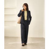 レディハンサムシリーズ ウールライクウエストタックセミワイドパンツ | ROPE' PICNIC | 詳細画像18