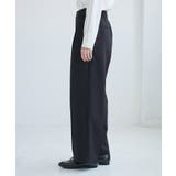 レディハンサムシリーズ ウールライクウエストタックセミワイドパンツ | ROPE' PICNIC | 詳細画像34