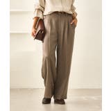 レディハンサムシリーズ ウールライクウエストタックセミワイドパンツ | ROPE' PICNIC | 詳細画像5