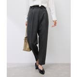 チャコール(06) | スリートーンツイードテーパードパンツ/セットアップ対応 | ROPE' PICNIC