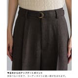 【ちゃんと+かわいい保証】洗えるウーリッシュ ベルト付きワイドパンツ 低身長 | ROPE' PICNIC | 詳細画像38