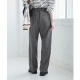 レディハンサムシリーズ ウールライクウエストタックセミワイドパンツ | ROPE' PICNIC | 詳細画像12