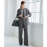 レディハンサムシリーズ ウールライクウエストタックセミワイドパンツ | ROPE' PICNIC | 詳細画像13